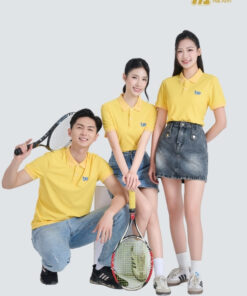 Mẫu Áo Polo Đồng Phục Công Ty Be Màu Vàng Cúc - ảnh 2