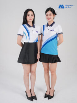 Mẫu Áo Polo Đồng Phục Công Ty In Chuyển Nhiệt ACB - ảnh 2