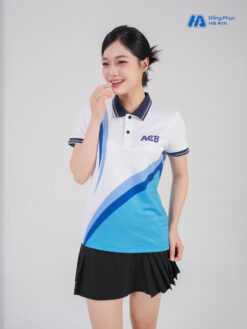 Mẫu Áo Polo Đồng Phục Công Ty In Chuyển Nhiệt ACB - ảnh 3