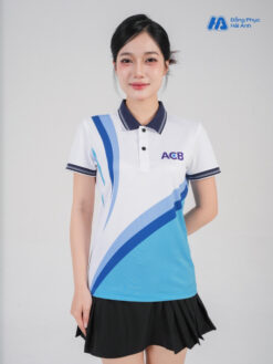 Mẫu Áo Polo Đồng Phục Công Ty In Chuyển Nhiệt ACB - ảnh 4