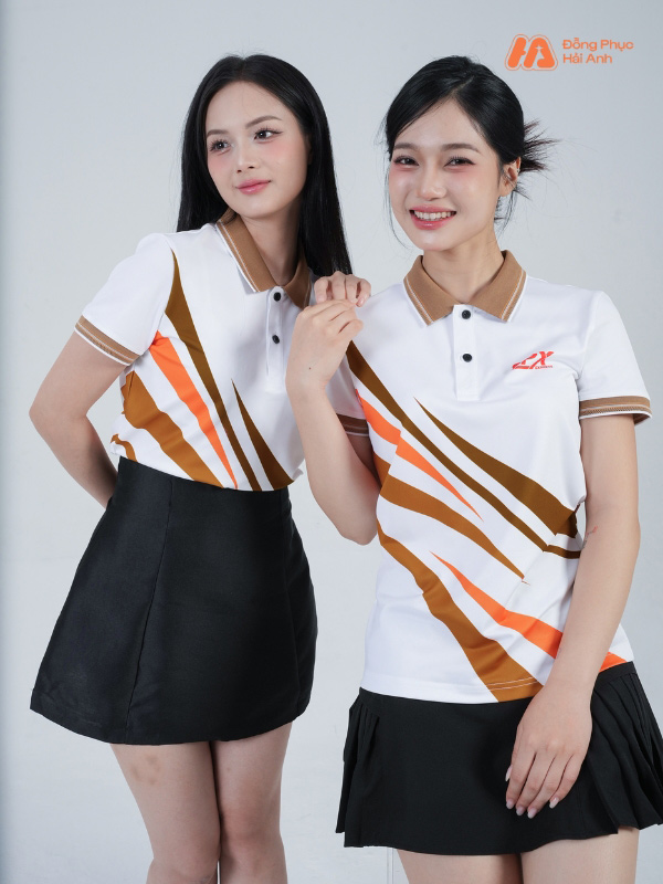 Mẫu áo Shopee Express in chuyển nhiệt thiết kế hiện đại, chuyên nghiệp