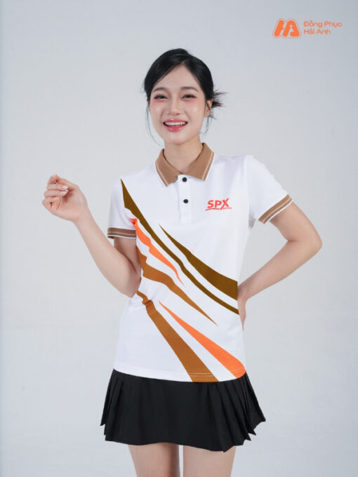 Mẫu Áo Polo Đồng Phục Công Ty In Chuyển Nhiệt Shopee Express - ảnh 3