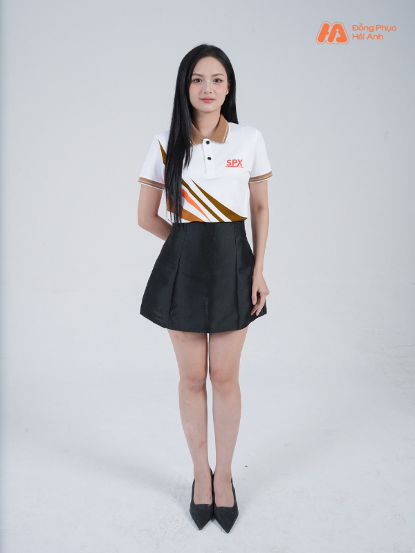 Mẫu Áo Polo Đồng Phục Công Ty In Chuyển Nhiệt Shopee Express - ảnh 4