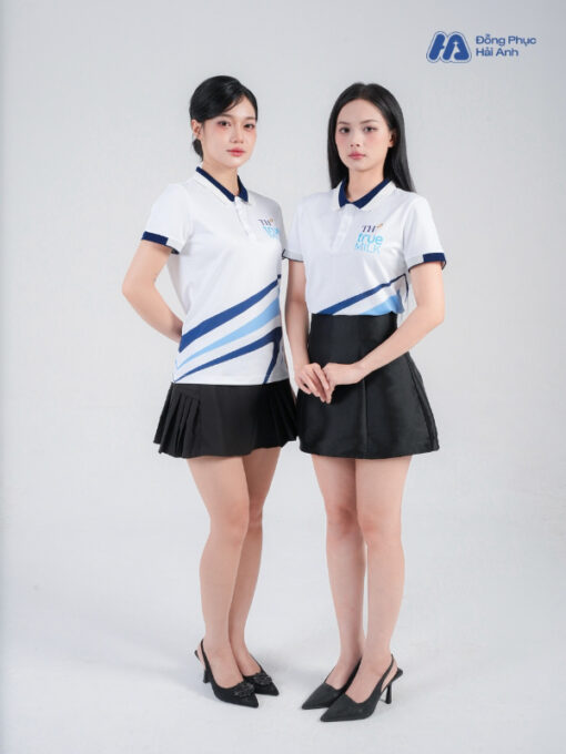 Mẫu Áo Polo Đồng Phục Công Ty In Chuyển Nhiệt TH True Milk - ảnh 2