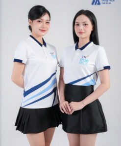 Mẫu Áo Polo Đồng Phục Công Ty In Chuyển Nhiệt TH True Milk