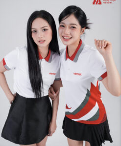 Mẫu Áo Polo Đồng Phục Công Ty In Chuyển Nhiệt Viettel - ảnh 2