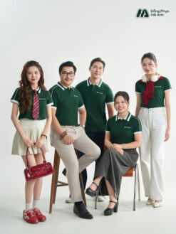 Mẫu Áo Polo Đồng Phục Công Ty Intersection Màu Ve Chai Manulife - ảnh 3