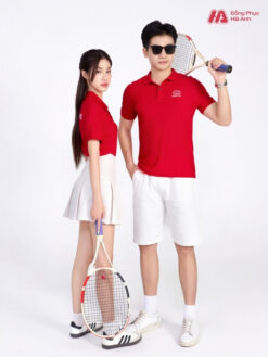Mẫu Áo Polo Đồng Phục Công Ty Kinh Đô Màu Đỏ - ảnh 4