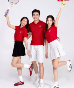Mẫu Áo Polo Đồng Phục Công Ty Kinh Đô Màu Đỏ - ảnh 2