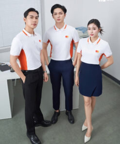 Mẫu Áo Polo Đồng Phục Công Ty Mastercard Màu Trắng Gạo - ảnh 3