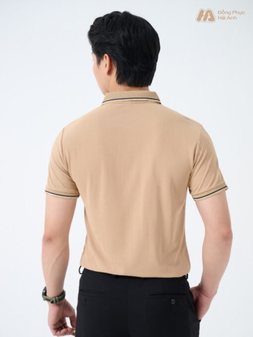 Mẫu Áo Polo Đồng Phục Công Ty Màu Be - ảnh 4