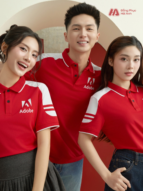 Mẫu Áo Polo Đồng Phục Công Ty Màu Đỏ FastUni - ảnh 4