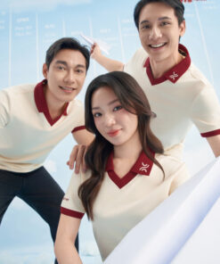 Mẫu Áo Polo Đồng Phục Công Ty Màu Kem Cheese Rise Up - ảnh 4