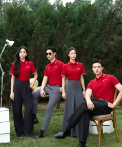 Mẫu Áo Polo Đồng Phục Công Ty Timeless Màu Đỏ - ảnh 4