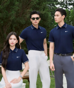 Mẫu Áo Polo Đồng Phục Công Ty Timeless Màu Xanh Đen - ảnh 2