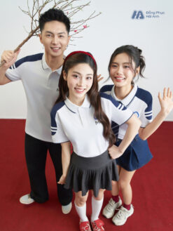 Mẫu Áo Polo Đồng Phục Công Ty Màu Trắng Gạo FastUni - ảnh 4
