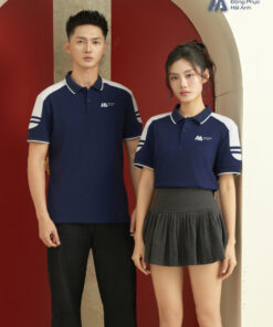 Mẫu Áo Polo Đồng Phục Công Ty Màu Xanh Đen FastUni - ảnh 2