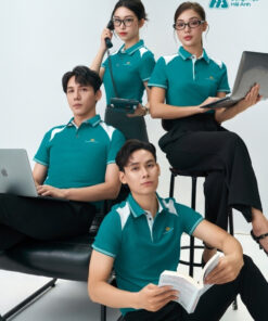 Mẫu Áo Polo Đồng Phục Công Ty Màu Xanh Lý - ảnh 3