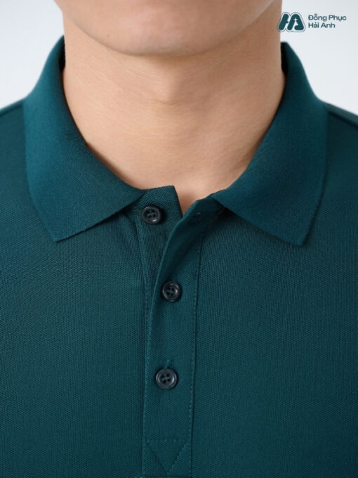 Mẫu Áo Polo Đồng Phục Công Ty Màu Xanh Ve Chai - ảnh 5