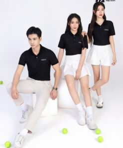 Mẫu Áo Polo Đồng Phục Công Ty Oppo Màu Đen - ảnh 2