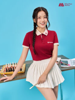 Mẫu Áo Polo Đồng Phục Công Ty Pinterest Màu Đỏ Đô - ảnh 3