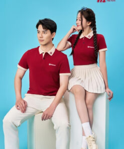 Mẫu Áo Polo Đồng Phục Công Ty Pinterest Màu Đỏ Đô