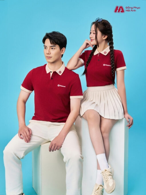 Mẫu Áo Polo Đồng Phục Công Ty Pinterest Màu Đỏ Đô