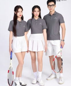 Mẫu Áo Polo Đồng Phục Công Ty ShopDunk Màu Xám - ảnh 2