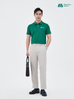 Mẫu Áo Polo Đồng Phục Công Ty Spotify Màu Xanh Lá - ảnh 3