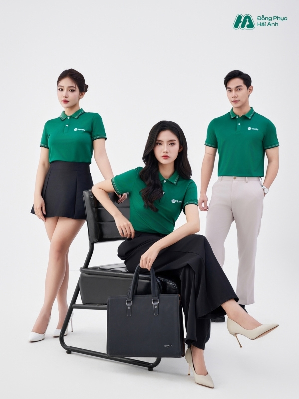 Áo polo Spotify kiểu dáng hiện đại chỉn chu tôn vinh vóc dáng người mặc