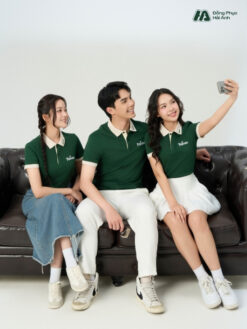 Mẫu Áo Polo Đồng Phục Công Ty Tropicana Màu Xanh Iris - ảnh 5