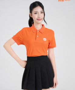 Mẫu Áo Polo Đồng Phục Công Ty Xiao Mi Màu Cam - ảnh 4