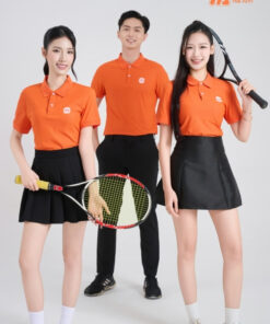 Mẫu Áo Polo Đồng Phục Công Ty Xiao Mi Màu Cam - ảnh 3