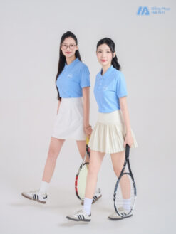 Mẫu Áo Polo Đồng Phục Công Ty Dell Màu Xanh Biển - ảnh 1