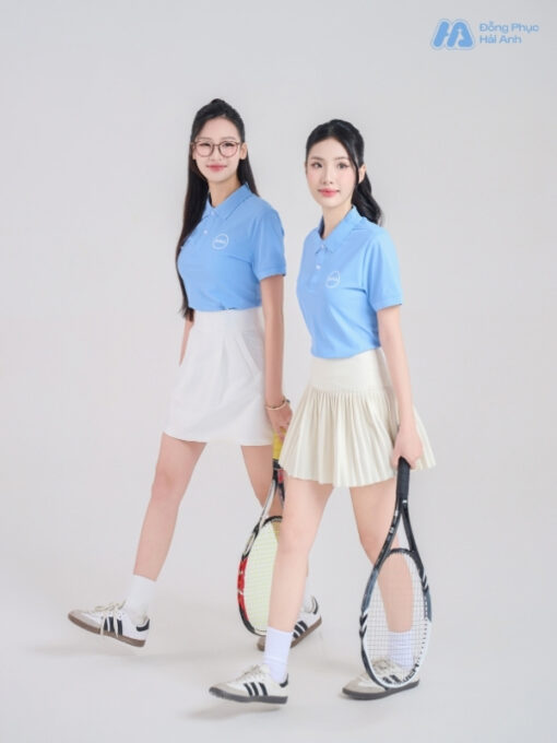 Mẫu Áo Polo Đồng Phục Công Ty Dell Màu Xanh Biển