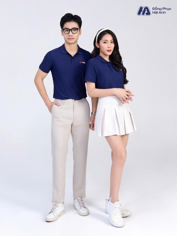 Thiết kế áo polo MB Bank form Classic Fit sang trọng, tôn dáng