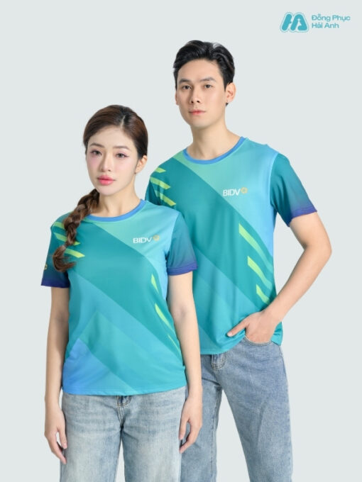 Mẫu Áo Thun Đồng Phục In Chuyển Nhiệt BIDV