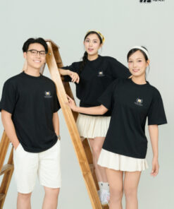 Mẫu Áo Thun Đồng Phục Công Ty FastUni Màu Đen - ảnh 3