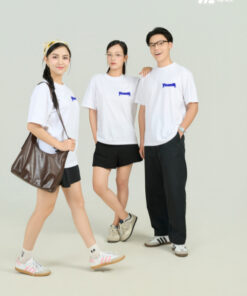 Mẫu Áo Thun Đồng Phục Công Ty FastUni Màu Trắng