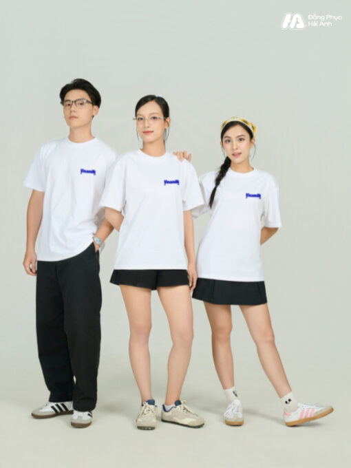 Mẫu Áo Thun Đồng Phục Công Ty FastUni Màu Trắng - ảnh 2