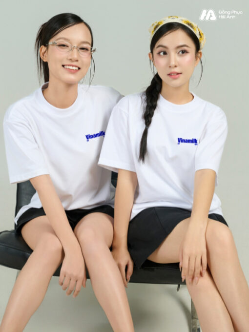 Mẫu Áo Thun Đồng Phục Công Ty FastUni Màu Trắng - ảnh 3