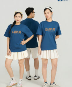 Mẫu Áo Thun Đồng Phục Công Ty FastUni Màu Xanh Navy