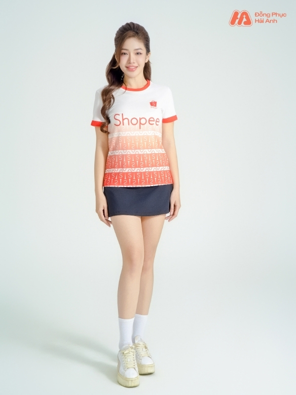 Mẫu Áo Thun Đồng Phục Công Ty Shopee - ảnh 3