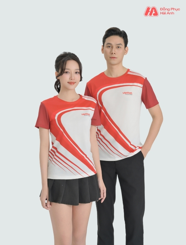 Mẫu Áo Thun Đồng Phục Công Ty Viettel - ảnh 2