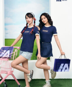 Mẫu Áo Thun Đồng Phục Katinat Màu Xanh Đen - ảnh 3