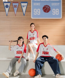 Mẫu Áo Thun Đồng Phục Lớp Oversize Cổ Tim Fearless Màu Trắng - ảnh 3