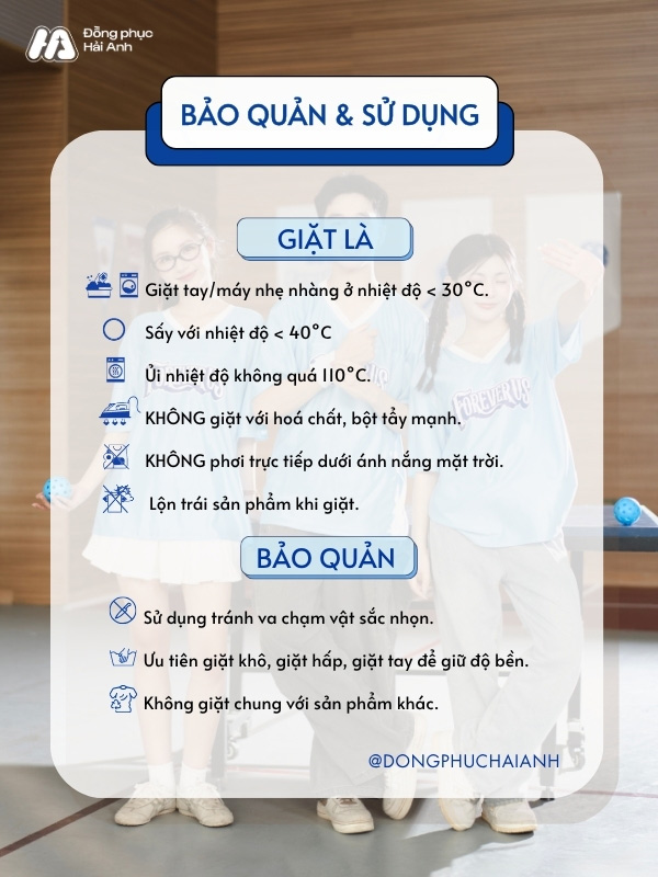 Hướng dẫn cách giặt và bảo quản áo Metacool đúng chuẩn