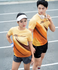 Mẫu Áo Thun Đồng Phục In Chuyển Nhiệt Run 4 Change