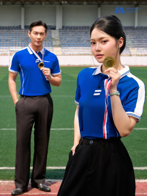 Mẫu Áo Thun Polo Đồng Phục Công Ty Aircool 03 Bích - ảnh 2