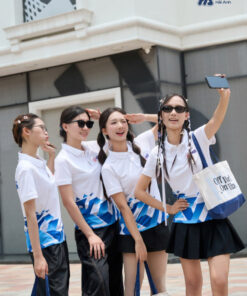 Mẫu Áo Thun Polo Đồng Phục Summer Crew Màu Trắng MB Bank - ảnh 2